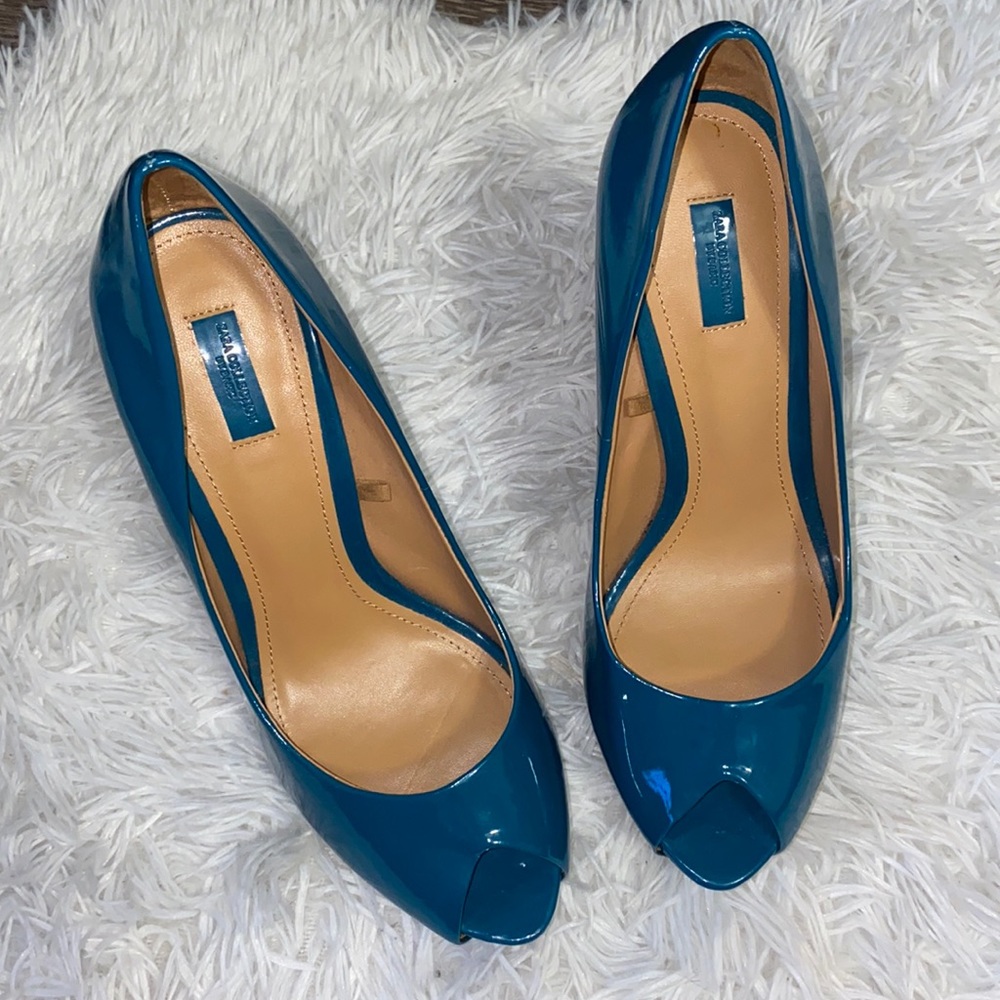 Zara Collection By Basic Peep Toe Heels - image 1